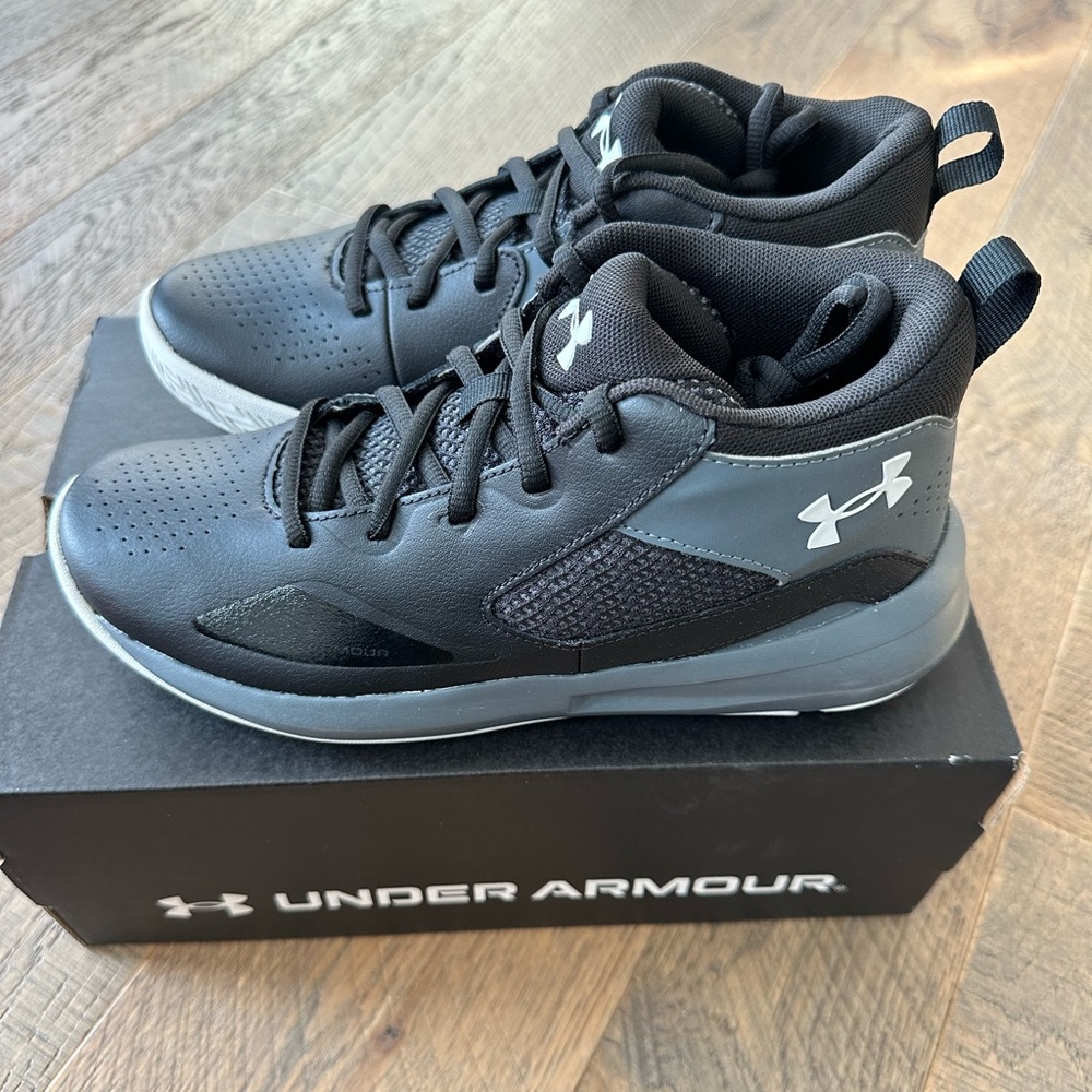 UA Youth Lockdown Basketball Shoes